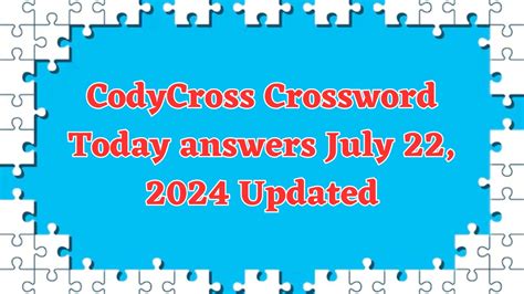 cody cross answers|Codycross Answers 【2024 】Updated Quick Search.
